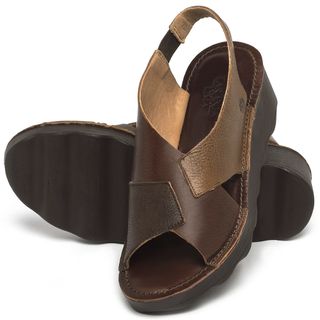 Anabela   Flatform Salto de 5 cm em Couro Colorido - Codigo - 141166