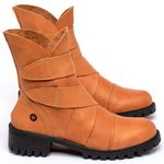 Laranja_Lima_Shoes_Sapatos_Femininos___Bota___Cano_Curto_Salto_de_3_cm_em_Couro_Laranja_-_Codigo_-_137235_1