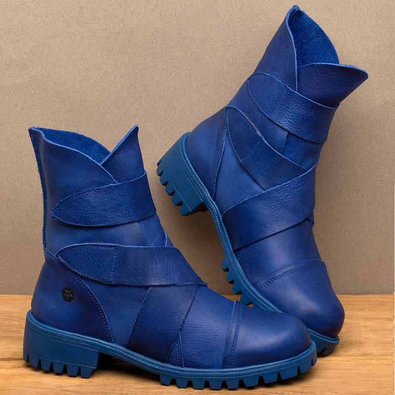 Laranja_Lima_Shoes_Sapatos_Femininos___Bota___Cano_Curto_Salto_de_3_cm_em_Couro_Azul_-_Codigo_-_137235_3