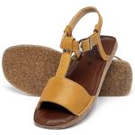 Laranja_Lima_Shoes_Sapatos_Femininos___Sandalia_Rasteira___Flat_em_Couro_Amarelo_-_Codigo_-_141351_2