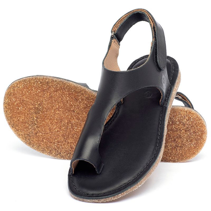 Laranja_Lima_Shoes_Sapatos_Femininos___Sandalia_Rasteira___Flat_em_Couro_Preto_-_Codigo_-_141102_2
