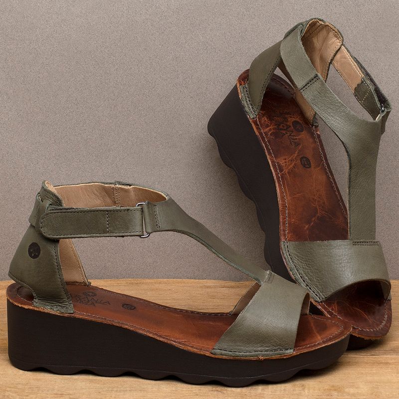 Laranja_Lima_Shoes_Sapatos_Femininos___Anabela___Flatform_Salto_de_5_cm_em_Couro_Musgo_-_Codigo_-_141173_3