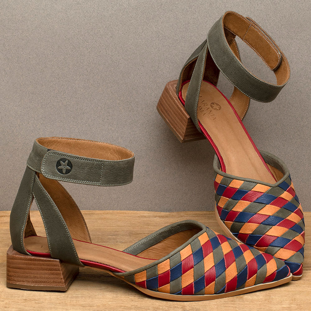 Sapatos scarpin coloridos cheap