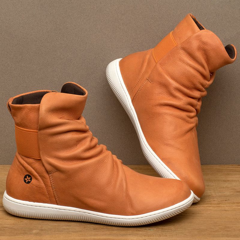 Laranja_Lima_Shoes_Sapatos_Femininos___Tenis___Cano_Alto_em_Couro_Laranja_-_Codigo_-_137257_3