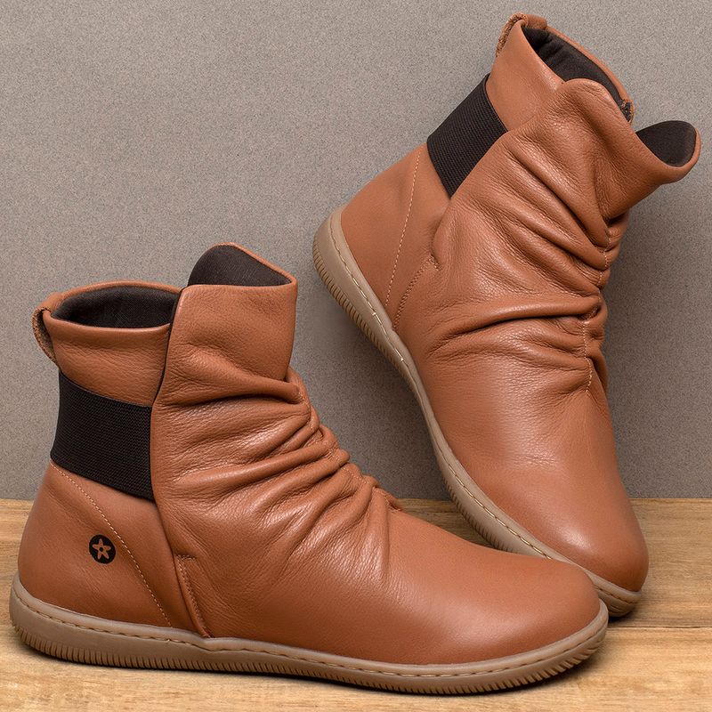 Laranja_Lima_Shoes_Sapatos_Femininos___Tenis___Cano_Alto_em_Couro_Laranja_-_Codigo_-_137257_3