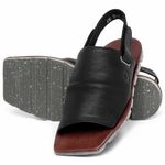 Laranja_Lima_Shoes_Sapatos_Femininos___Sandalia_Rasteira___Flat_em_Couro_Preto_-_Codigo_-_155011_2