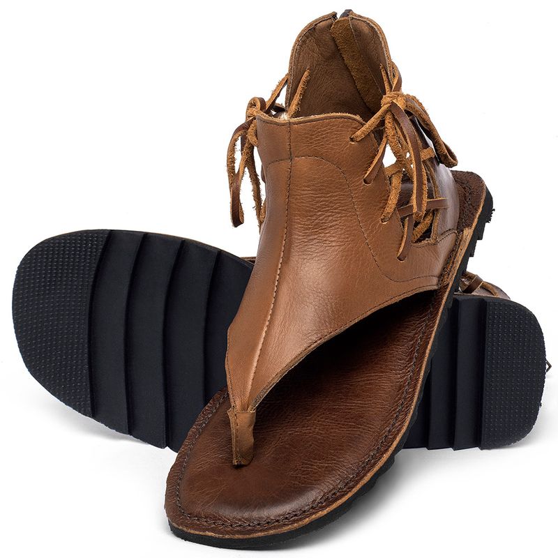Laranja_Lima_Shoes_Sapatos_Femininos___Sandalia_Rasteira___Flat_em_Couro_Caramelo_-_Codigo_-_141266_2