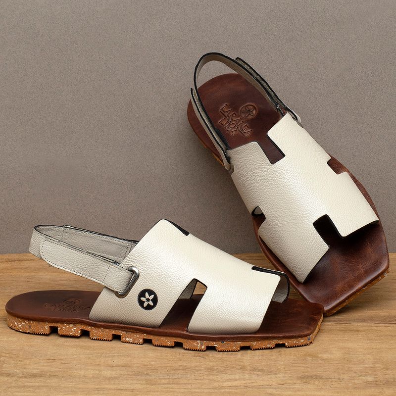 Laranja_Lima_Shoes_Sapatos_Femininos___Sandalia_Rasteira___Flat_em_Couro_Branco_-_Codigo_-_155010_3