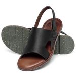Laranja_Lima_Shoes_Sapatos_Femininos___Sandalia_Rasteira___Flat_em_Couro_Preto_-_Codigo_-_156006_2