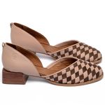 Laranja_Lima_Shoes_Sapatos_Femininos___Scarpin___Bico_Redondo_Salto_de_3_cm_em_Couro_Bicolor_-_Codigo_-_3926_1