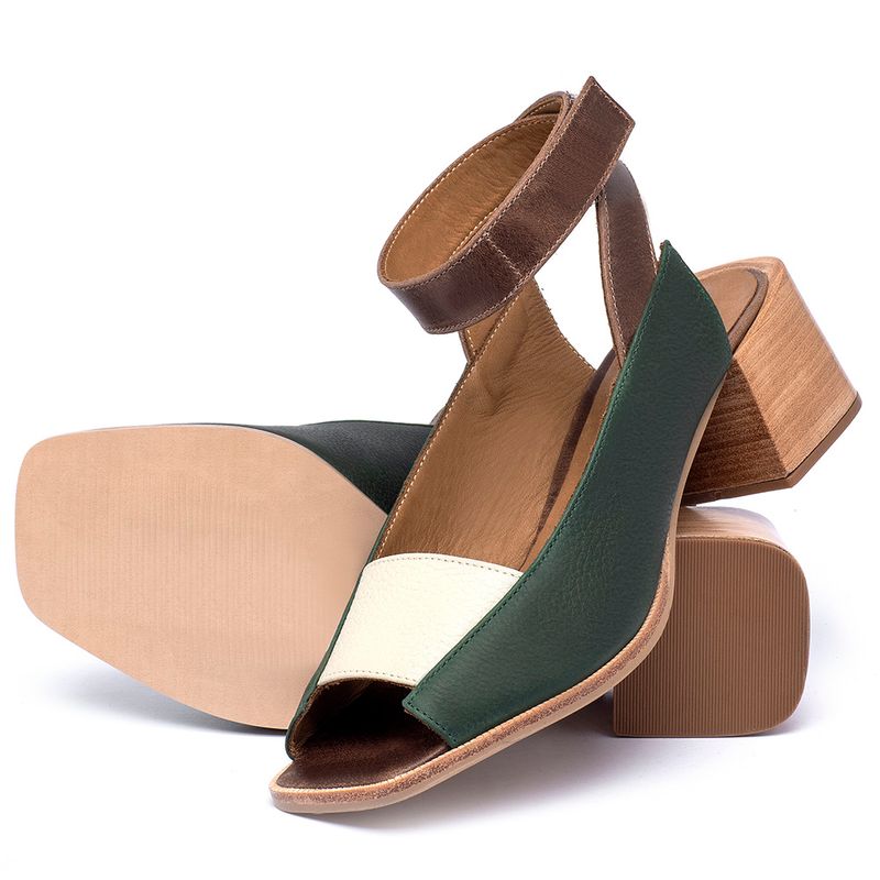 Laranja_Lima_Shoes_Sapatos_Femininos___Sandalia___Laranja_Lima_Shoes_Classic_Salto_de_5_cm_em_Couro_Verde_-_Codigo_-_9500_2