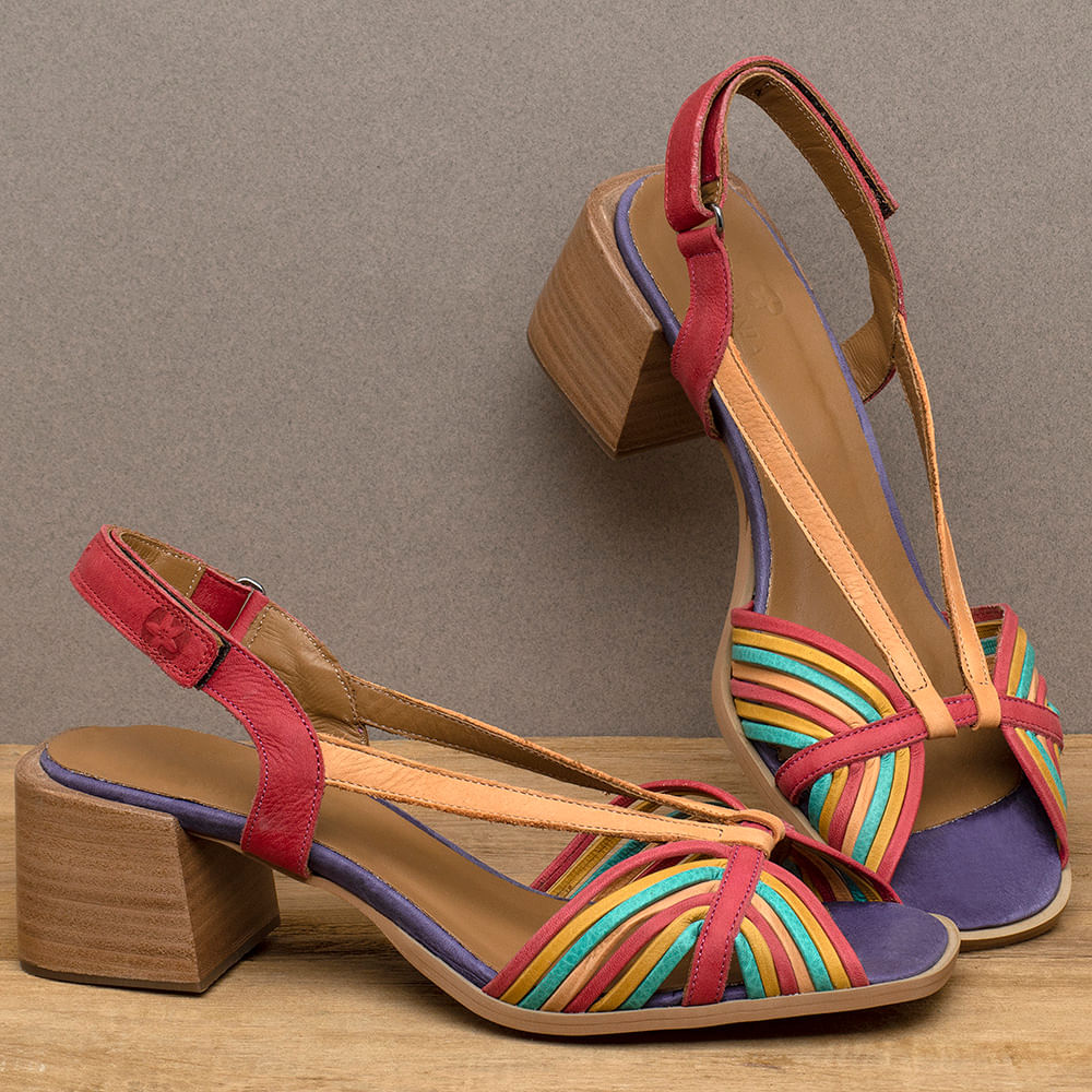 Sandalias top laranja lima