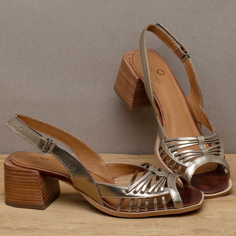 Laranja_Lima_Shoes_Sapatos_Femininos___Sandalia___Laranja_Lima_Shoes_Classic_Salto_de_5_cm_em_Couro_Metalizado_-_Codigo_-_3906_3