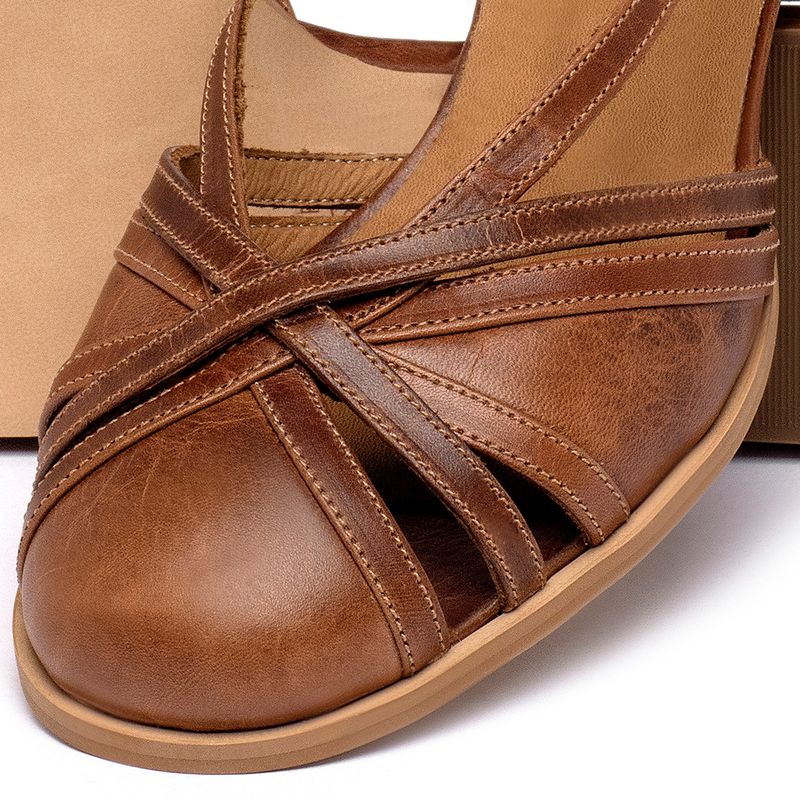 Laranja_Lima_Shoes_Sapatos_Femininos___Scarpin___Bico_Redondo_Salto_de_3_cm_em_Couro_Marrom_-_Codigo_-_3933_7