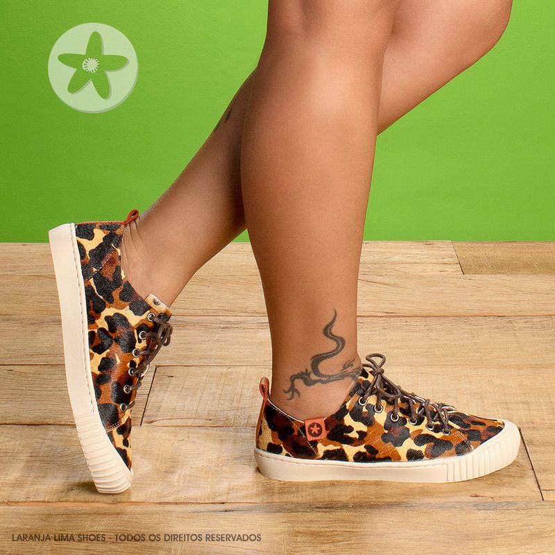 Laranja_Lima_Shoes_Sapatos_Femininos___Tenis___Cano_Baixo_em_Couro_Onca_-_Codigo_-_153046_7