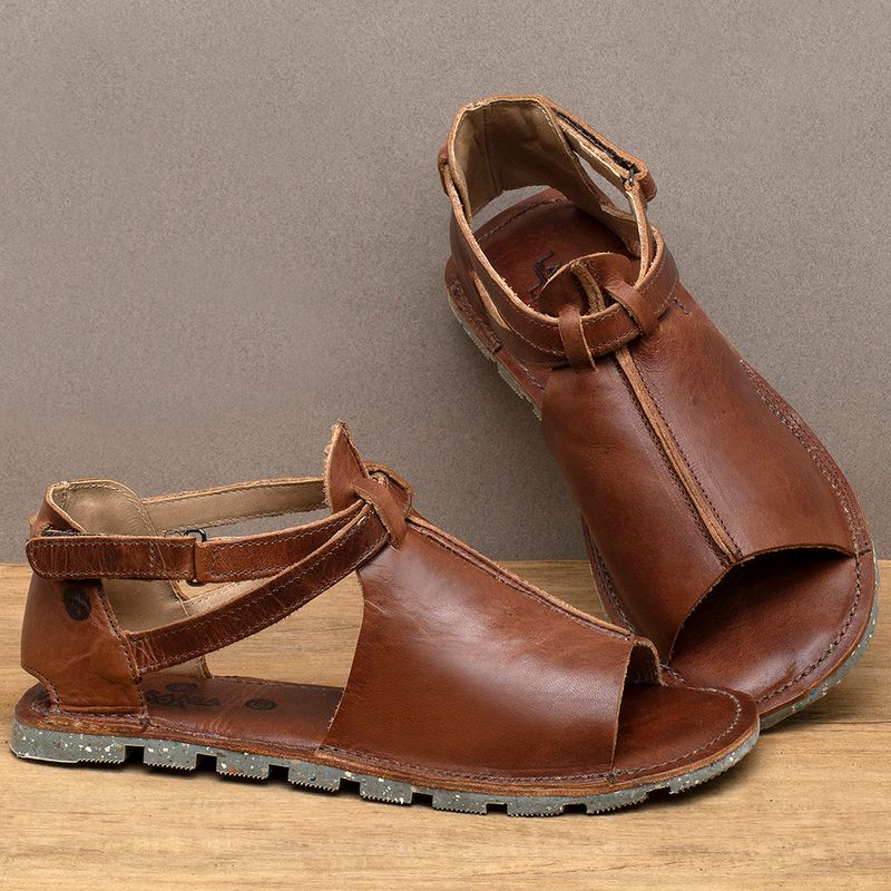 Laranja_Lima_Shoes_Sapatos_Femininos___Sandalia_Rasteira___Flat_em_Couro_Marrom_-_Codigo_-_141359_3