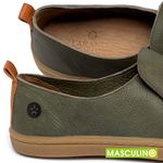 Laranja_Lima_Shoes_Sapatos_Masculinos___Tenis_Masculino___Cano_Baixo_em_Couro_Verde_-_Codigo_-_141089_5