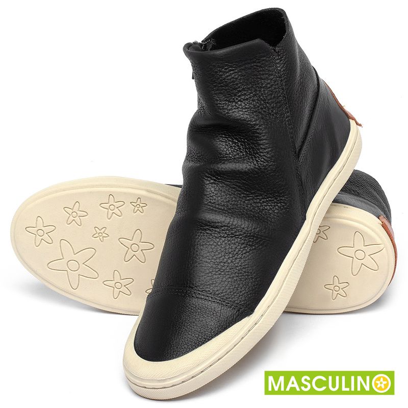 Laranja_Lima_Shoes_Sapatos_Masculinos___Tenis_Masculino___Cano_Alto_em_Couro_Preto_-_Codigo_-_141197_2