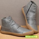 Laranja_Lima_Shoes_Sapatos_Masculinos___Tenis_Masculino___Cano_Alto_em_Couro_Cinza_-_Codigo_-_141197_3