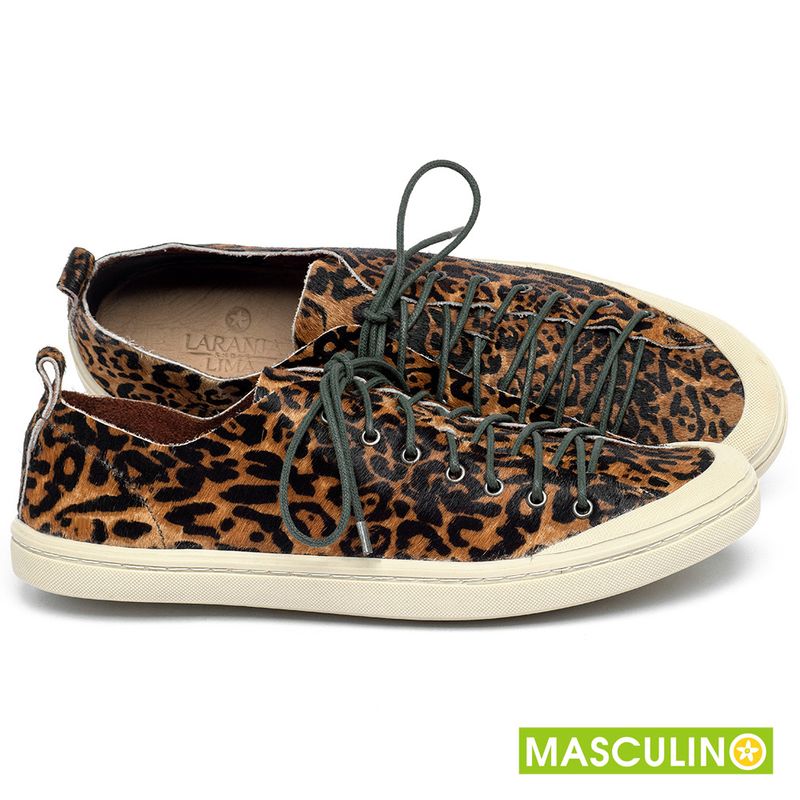 Laranja_Lima_Shoes_Sapatos_Masculinos___Tenis_Masculino___Cano_Baixo_em_Couro_Onca_-_Codigo_-_141299_1