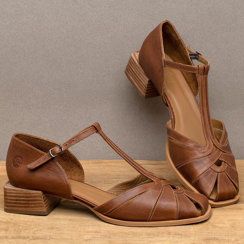 Laranja_Lima_Shoes_Sapatos_Femininos___Sandalia___Laranja_Lima_Shoes_Classic_Salto_de_4_cm_em_Couro_Marrom_-_Codigo_-_3856_3