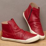 Laranja_Lima_Shoes_Sapatos_Femininos___Tenis___Cano_Alto_em_Couro_Vermelho_-_Codigo_-_141189_3