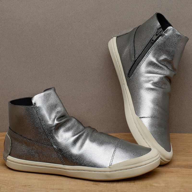 Laranja_Lima_Shoes_Sapatos_Femininos___Tenis___Cano_Alto_em_Couro_Metalizado_-_Codigo_-_141189_3