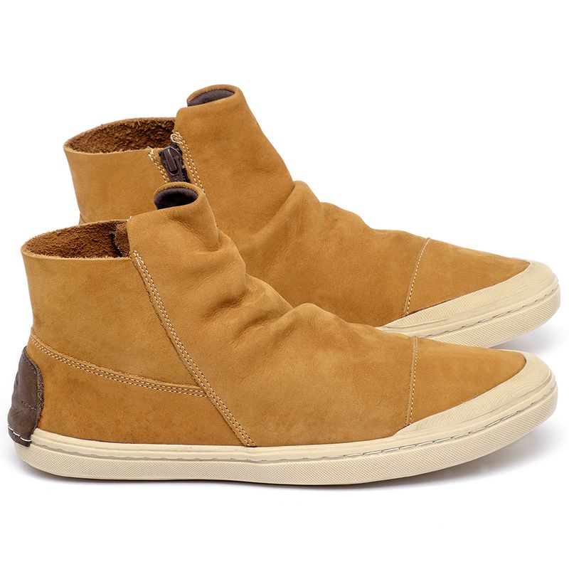 Laranja_Lima_Shoes_Sapatos_Femininos___Tenis___Cano_Alto_em_Couro_Amarelo_-_Codigo_-_141189_1
