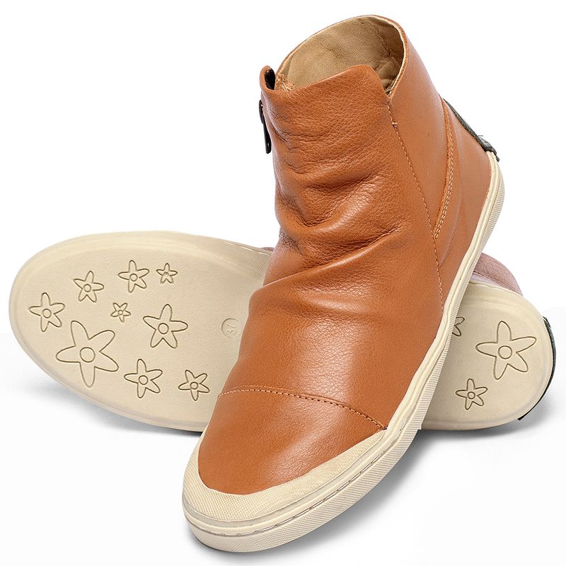 Laranja_Lima_Shoes_Sapatos_Femininos___Tenis___Cano_Alto_em_Couro_Laranja_-_Codigo_-_141189_2
