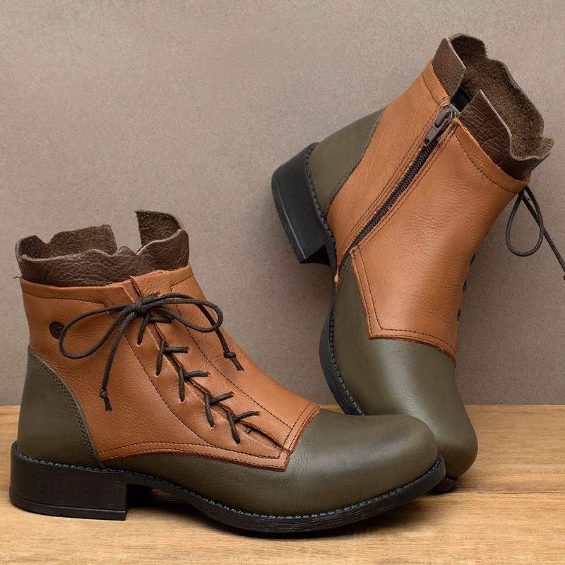 Laranja_Lima_Shoes_Sapatos_Femininos___Bota___Cano_Curto_Salto_de_3_cm_em_Couro_Colorido_-_Codigo_-_141129_3
