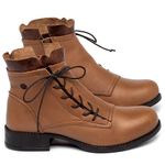 Laranja_Lima_Shoes_Sapatos_Femininos___Bota___Cano_Curto_Salto_de_3_cm_em_Couro_Laranja_-_Codigo_-_141129_1