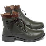 Laranja_Lima_Shoes_Sapatos_Femininos___Bota___Cano_Curto_Salto_de_3_cm_em_Couro_Musgo_-_Codigo_-_141129_1