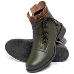 Laranja_Lima_Shoes_Sapatos_Femininos___Bota___Cano_Curto_Salto_de_3_cm_em_Couro_Musgo_-_Codigo_-_141129_2