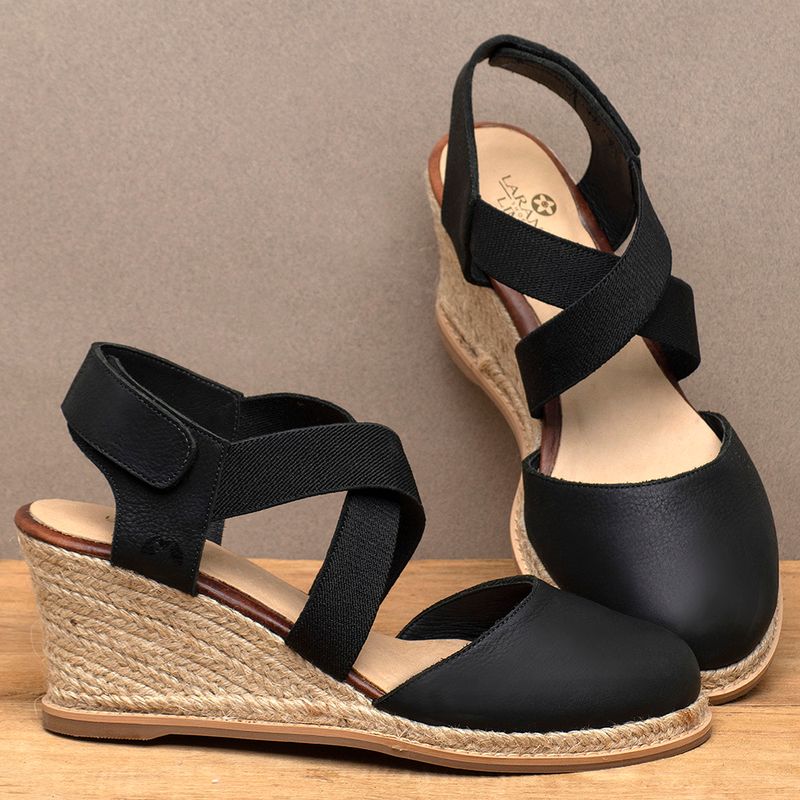 Laranja_Lima_Shoes_Sapatos_Femininos___Anabela___Corda_Salto_de_5_cm_em_Couro_Preto_-_Codigo_-_9604_3
