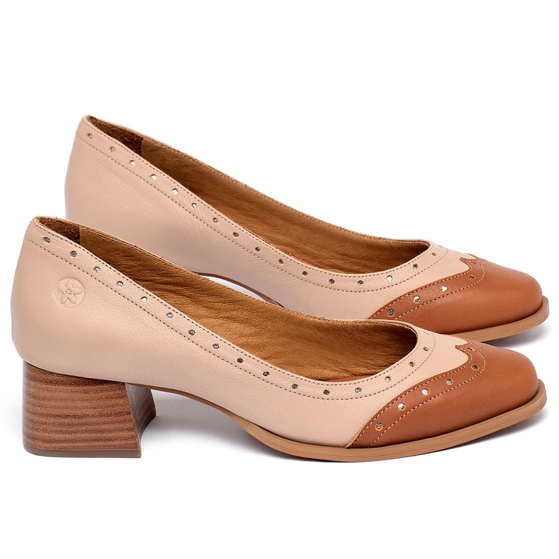 Laranja_Lima_Shoes_Sapatos_Femininos___Scarpin___Bico_Quadrado_Salto_de_4_cm_em_Couro_Bicolor_-_Codigo_-_3961_1