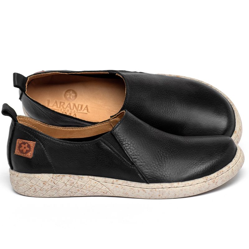 Laranja_Lima_Shoes_Sapatos_Femininos___Tenis___Cano_Baixo_em_Couro_Preto_-_Codigo_-_156012_1