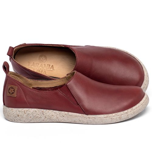 Tênis   Cano Baixo em Couro Vermelho - Codigo - 156012