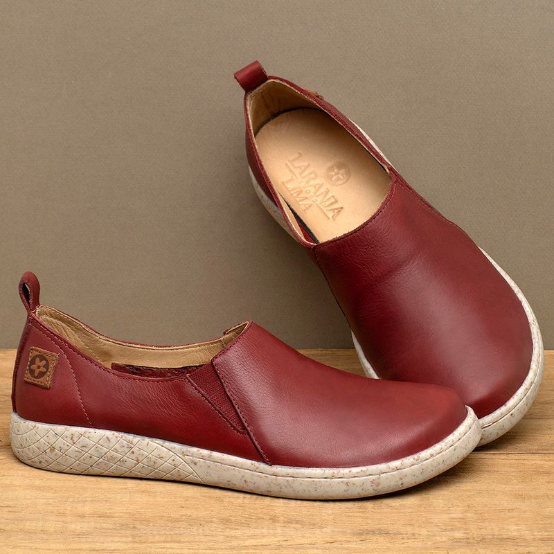 Laranja_Lima_Shoes_Sapatos_Femininos___Tenis___Cano_Baixo_em_Couro_Vermelho_-_Codigo_-_156012_3