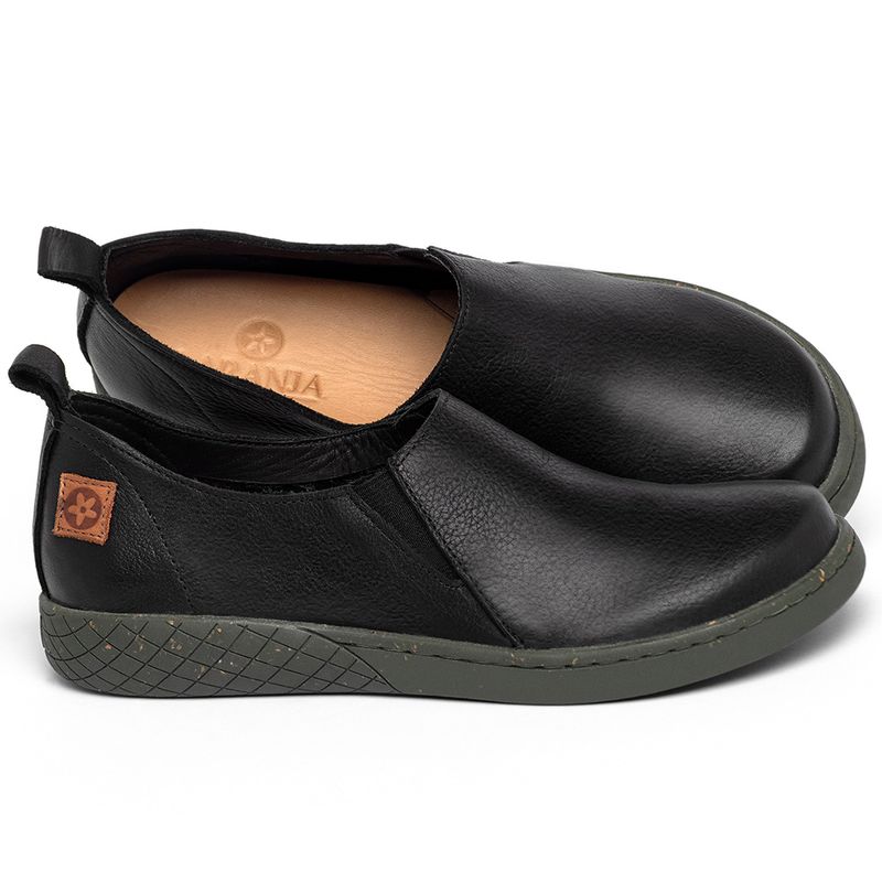 Laranja_Lima_Shoes_Sapatos_Femininos___Tenis___Cano_Baixo_em_Couro_Preto_-_Codigo_-_156012_1