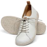 Laranja_Lima_Shoes_Sapatos_Femininos___Tenis___Cano_Baixo_em_Couro_Off-White_-_Codigo_-_156018_2