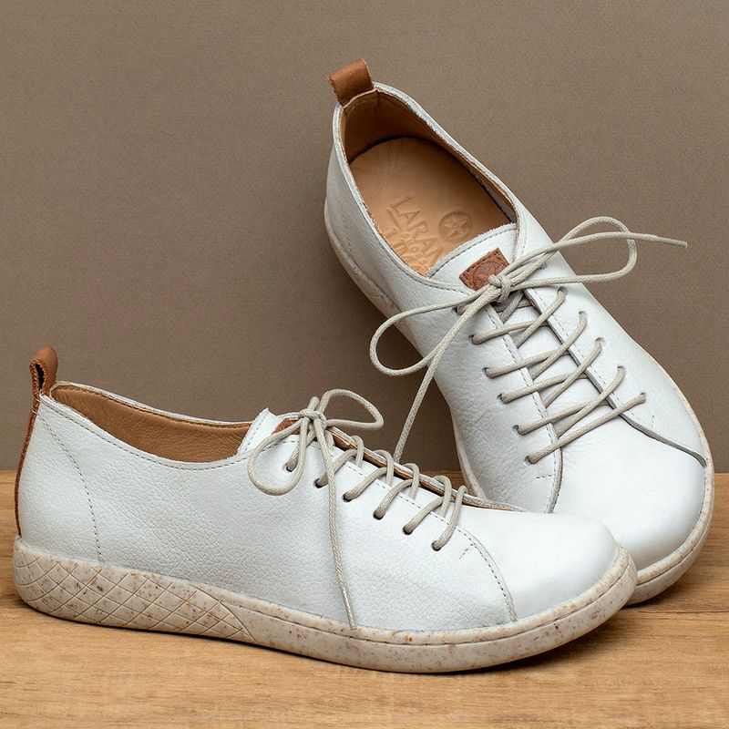 Laranja_Lima_Shoes_Sapatos_Femininos___Tenis___Cano_Baixo_em_Couro_Off-White_-_Codigo_-_156018_3
