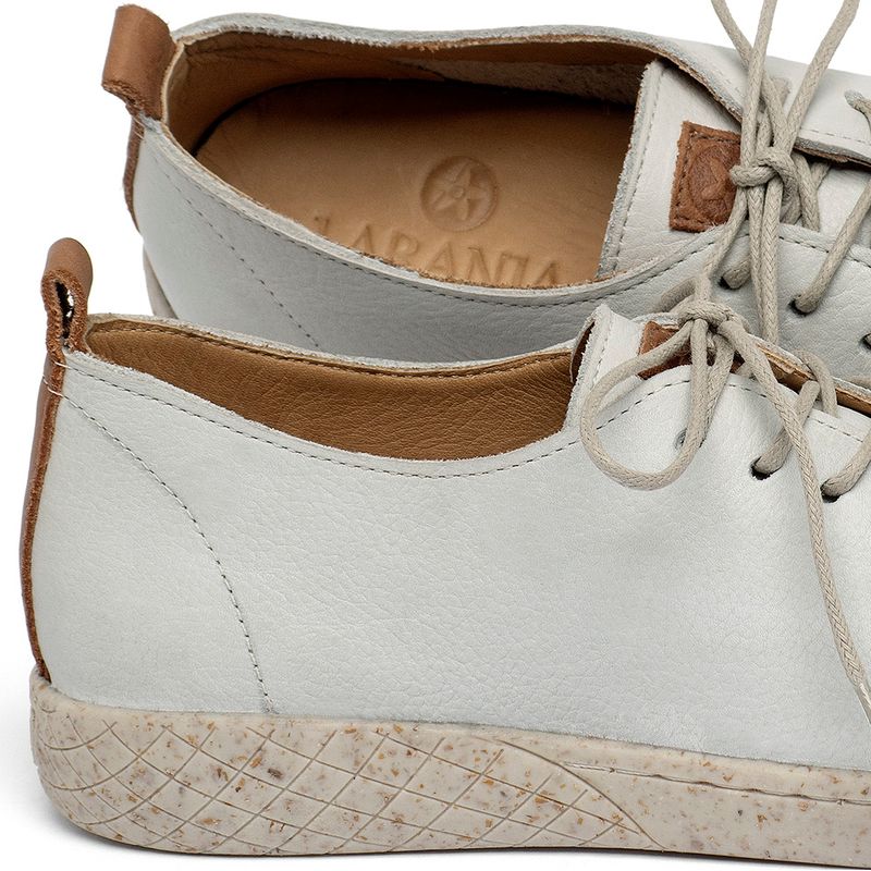 Laranja_Lima_Shoes_Sapatos_Femininos___Tenis___Cano_Baixo_em_Couro_Off-White_-_Codigo_-_156018_5
