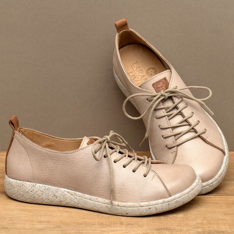 Laranja_Lima_Shoes_Sapatos_Femininos___Tenis___Cano_Baixo_em_Couro_Nude_-_Codigo_-_156018_3