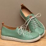 Laranja_Lima_Shoes_Sapatos_Femininos___Tenis___Cano_Baixo_em_Couro_Verde_-_Codigo_-_156018_3