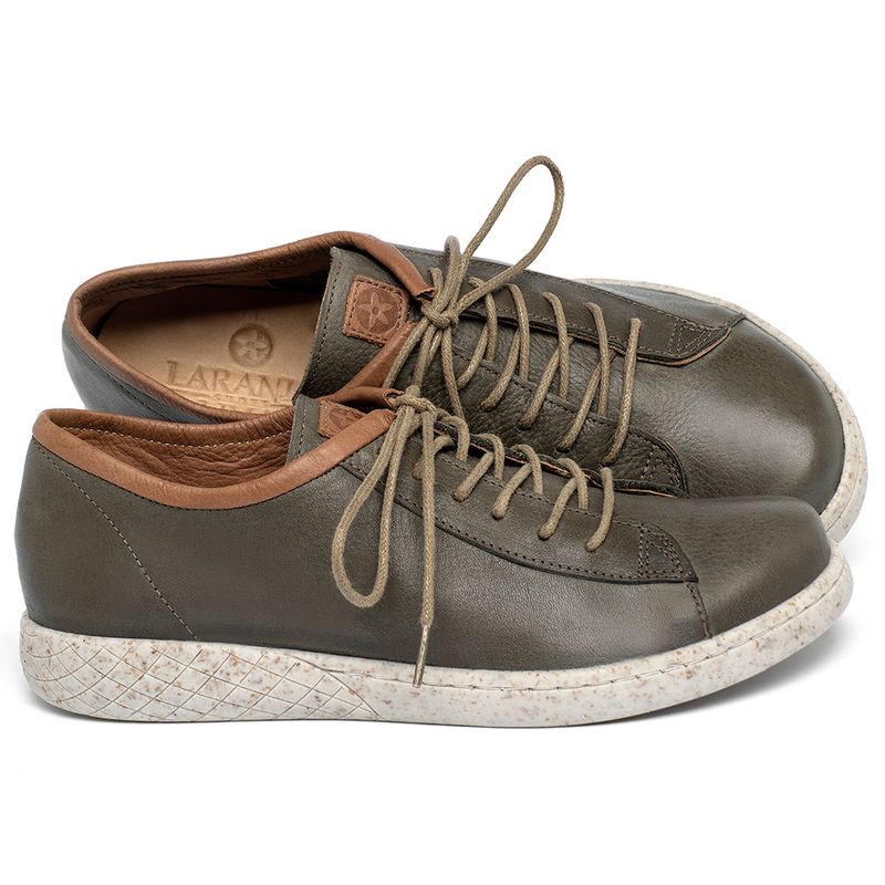 Laranja_Lima_Shoes_Sapatos_Femininos___Tenis___Cano_Baixo_em_Couro_Musgo_-_Codigo_-_156020_1