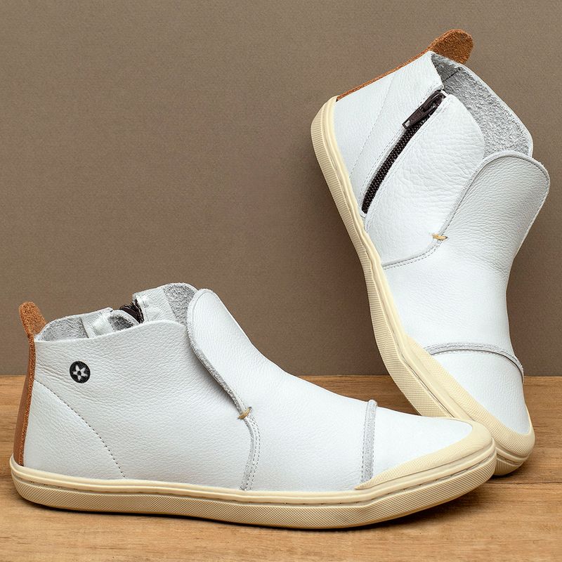 Laranja_Lima_Shoes_Sapatos_Femininos___Tenis___Cano_Alto_em_Couro_Off-White_-_Codigo_-_141074_3