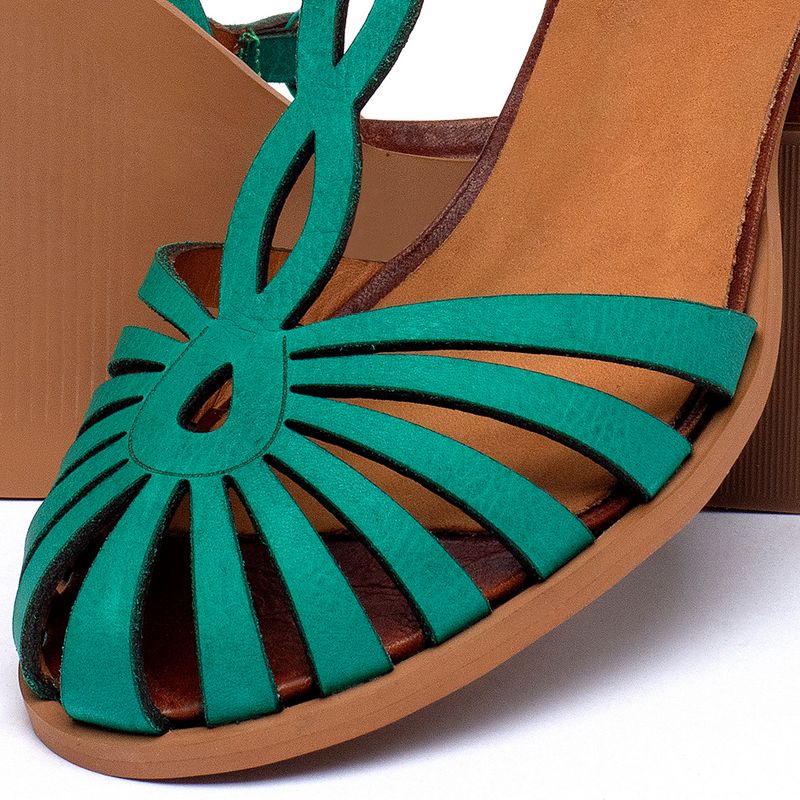 Laranja_Lima_Shoes_Sapatos_Femininos___Sandalia___Laranja_Lima_Shoes_Classic_Salto_de_3_cm_em_Couro_Verde_-_Codigo_-_3931_6