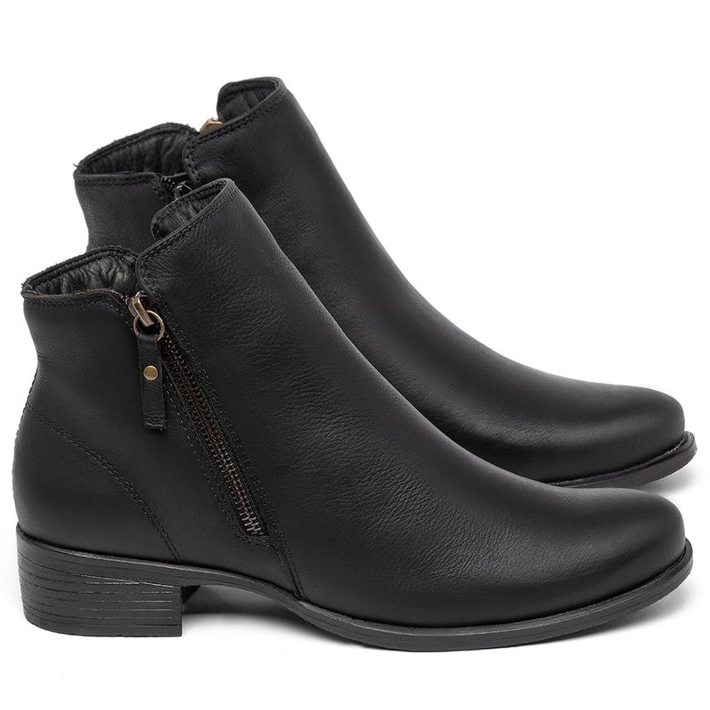 Laranja_Lima_Shoes_Sapatos_Femininos___Bota___Cano_Curto_Salto_de_3_cm_em_Couro_Preto_-_Codigo_-_139080_1