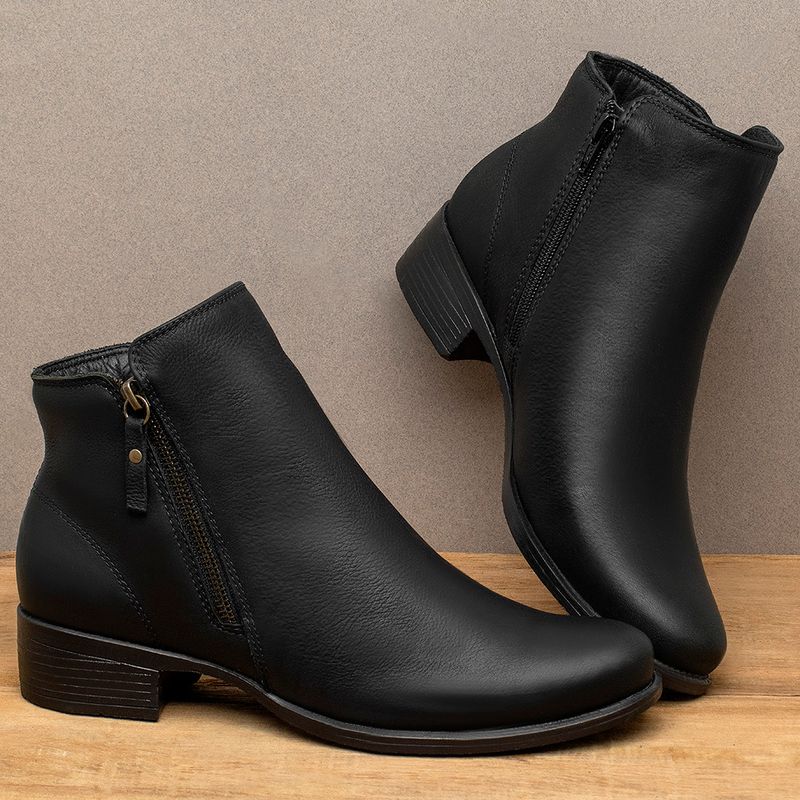 Laranja_Lima_Shoes_Sapatos_Femininos___Bota___Cano_Curto_Salto_de_3_cm_em_Couro_Preto_-_Codigo_-_139080_3