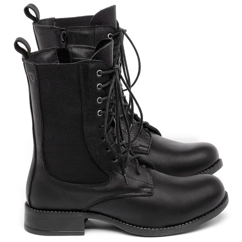 Laranja_Lima_Shoes_Sapatos_Femininos___Bota___Cano_Medio_Salto_de_3_cm_em_Couro_Preto_-_Codigo_-_141383_1